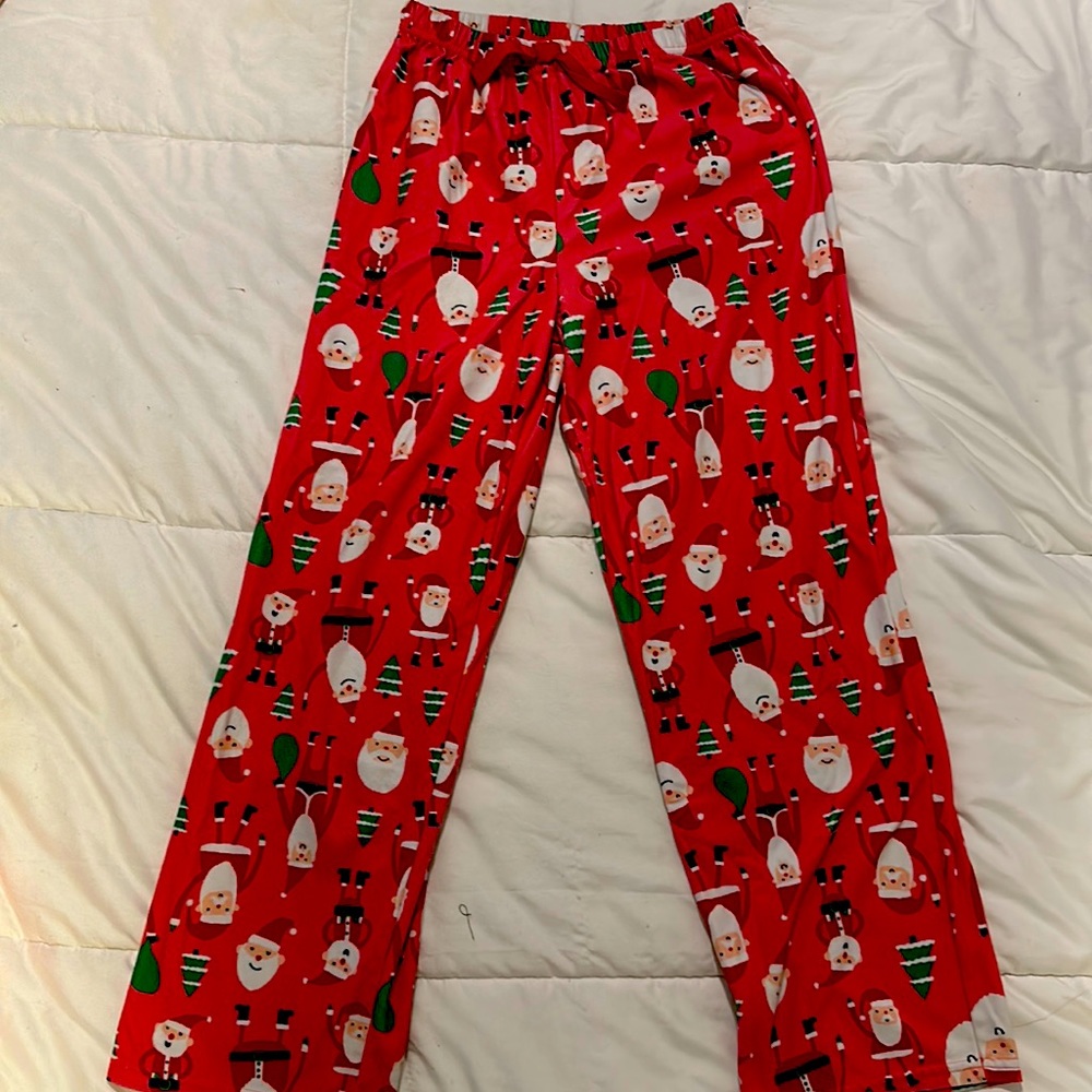Pink girl’s Christmas pj pants